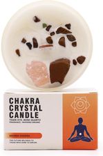 Zdjęcie Świeca Czakralna Z Kamieniami Czakra Sakralna - Oleszyce