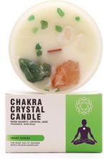 Zdjęcie Świeca Czakralna Z Kamieniami Czakra Serca - Kraśnik