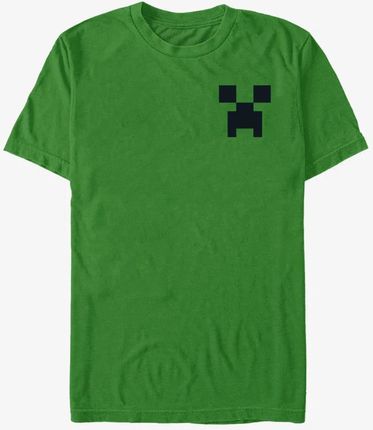 Queens Minecraft - CREEPER POCKET Unisex T-Shirt Kelly Green