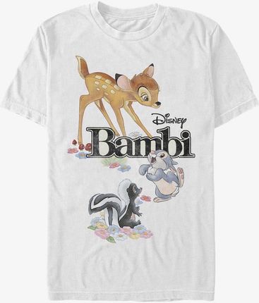 Queens Disney Bambi - Bambi Friends Unisex T-Shirt White