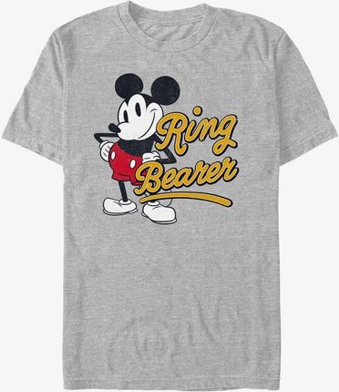Queens Disney Classics Mickey & Friends - Ring Mickey Unisex T-Shirt Heather Grey