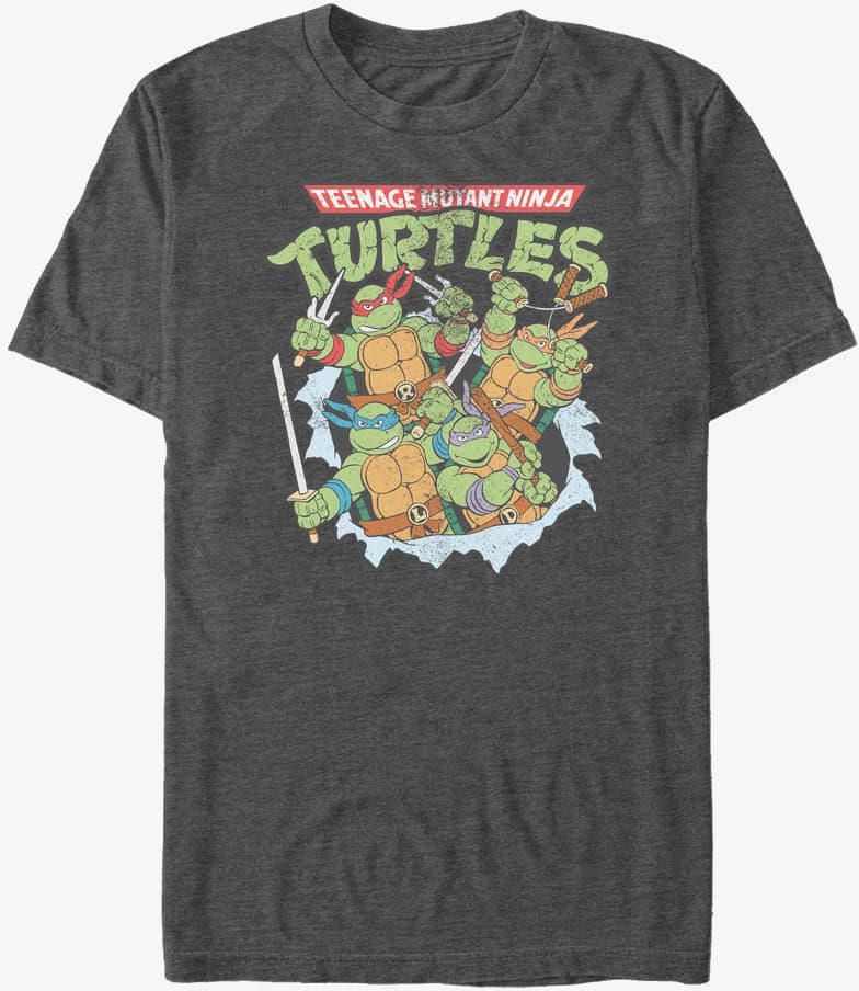 T-shirts Queens Nickelodeon Teenage Mutant Ninja Turtles - Classic