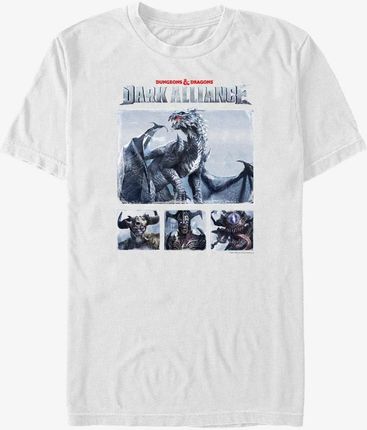 Queens Dungeons & Dragons - Dark Box Alliance Unisex T-Shirt White