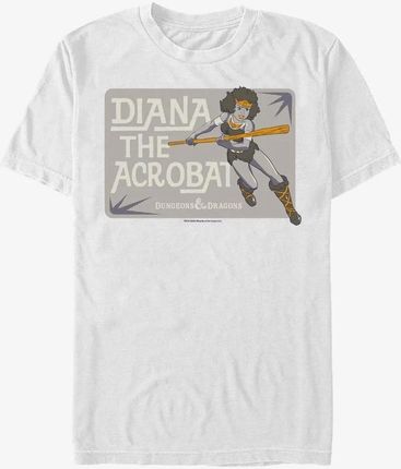 Queens Dungeons & Dragons - Diana Acrobat Unisex T-Shirt White