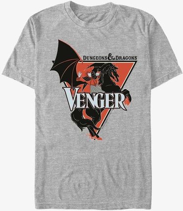 Queens Dungeons & Dragons - Venger Horse Unisex T-Shirt Heather Grey
