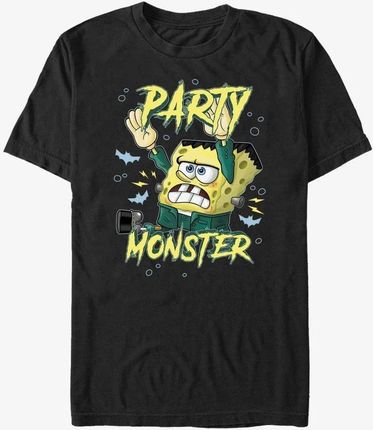 Queens Paramount SpongeBob SquarePants - Party Sponge Unisex T-Shirt Black