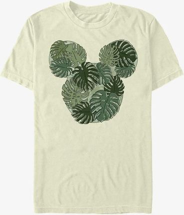 Queens Disney Classic Mickey - Monstera Mickey Unisex T-Shirt Natural