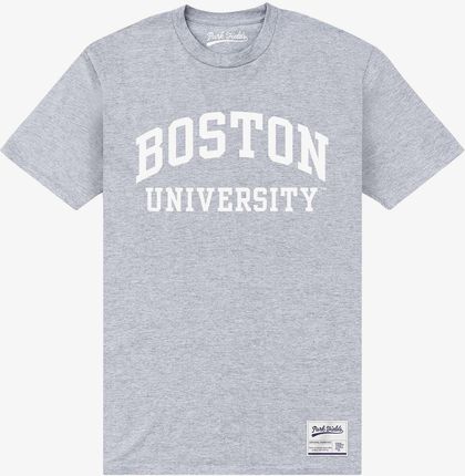 Queens Park Agencies - Boston University Script Unisex T-Shirt Sport Grey