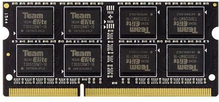 Pamięć RAM Team Group Elite 4GB SODIMM PC10600 DDR3 1333MHz (TSD34096M1333C9-E)