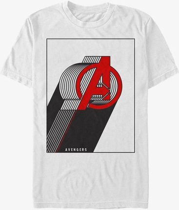 Queens Marvel Classic - Layered Avengers Men's T-Shirt White