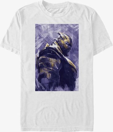 Queens Marvel Avengers Endgame - Thanos Painted Unisex T-Shirt White