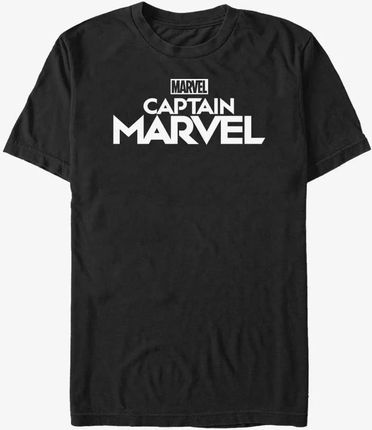 Queens Captain Marvel: Movie - Plain Captain Marvel Logo Unisex T-Shirt Black