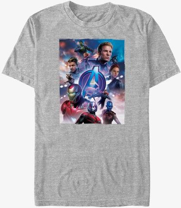 Queens Marvel Avengers Endgame - Basic Poster Unisex T-Shirt Heather Grey
