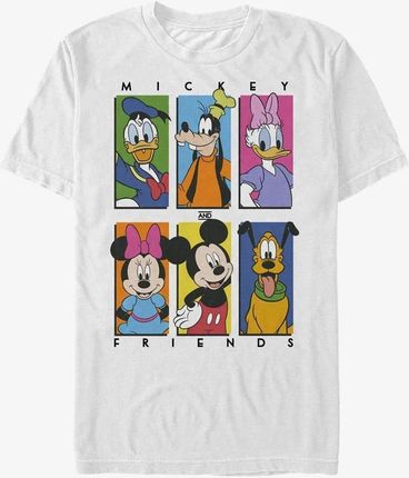 Queens Disney Classic Mickey - Six Up Unisex T-Shirt White