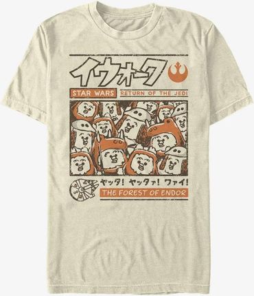 Queens Star Wars: Classic - Ewok Manga Men's T-Shirt Natural