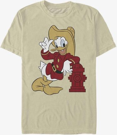 Queens Disney Classic Mickey - Firefighting Donald Unisex T-Shirt Natural