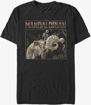 Queens Star Wars: The Mandalorian - Bantha Ride Unisex T-Shirt Black