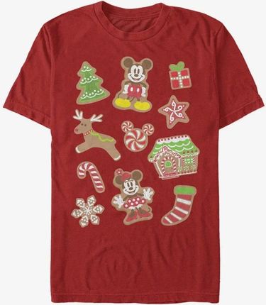 Queens Disney Mickey Classic - Gingerbread Mouses Unisex T-Shirt Red