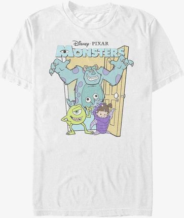 Queens Pixar Monster's Inc. - Pastel Monsters Unisex T-Shirt White