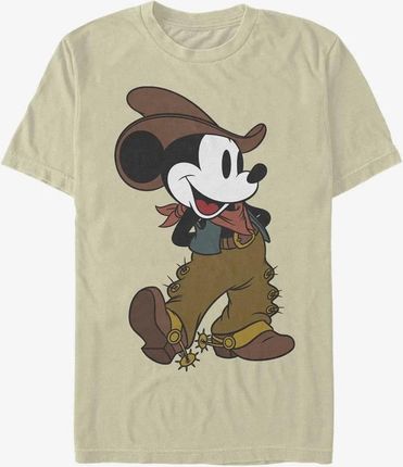 Queens Disney Classic Mickey - Cowboy Mickey Unisex T-Shirt Natural