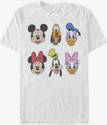 Queens Disney Classic Mickey - Always Trending Stack Unisex T-Shirt White