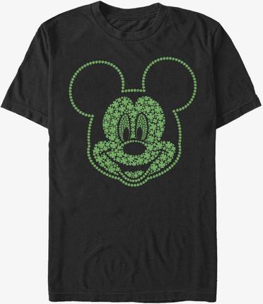 Queens Disney Classic Mickey - Micky Shamrocks Unisex T-Shirt Black