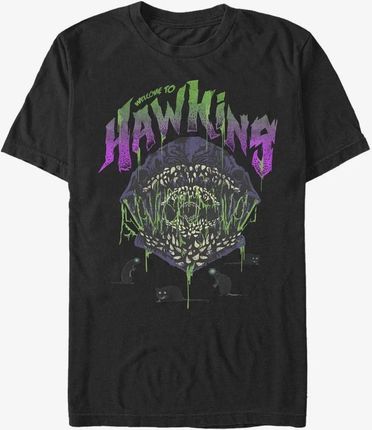 Queens Netflix Stranger Things - Welcome To Hawkins Unisex T-Shirt Black