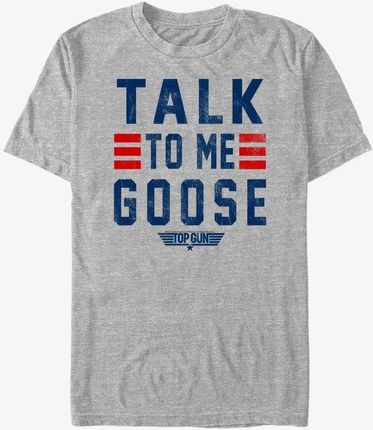 Queens Paramount Top Gun - Goose Talk Stack Unisex T-Shirt Heather Grey