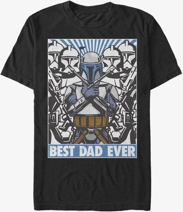 Queens Star Wars: Clone Wars - Jango Dad Unisex T-Shirt Black