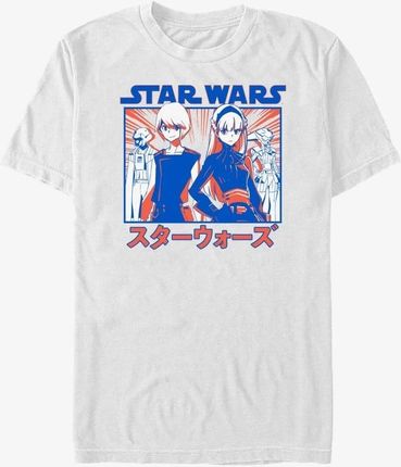 Queens Star Wars: Visions - Twins Anime Unisex T-Shirt White