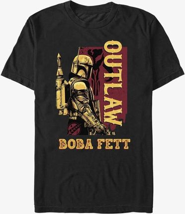 Queens Star Wars Book of Boba Fett - Outlaw Boba Fett Unisex T-Shirt Black