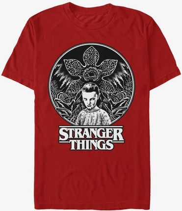 Queens Netflix Stranger Things - Stippling Eleven Unisex T-Shirt Red