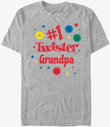 Queens Hasbro Vault Twister - Number 1 Grandpa Unisex T-Shirt Heather Grey