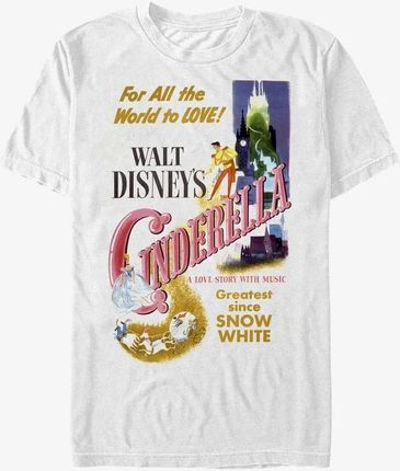 Queens Disney Cinderella - Vintage Cinderella Poster Unisex T-Shirt White