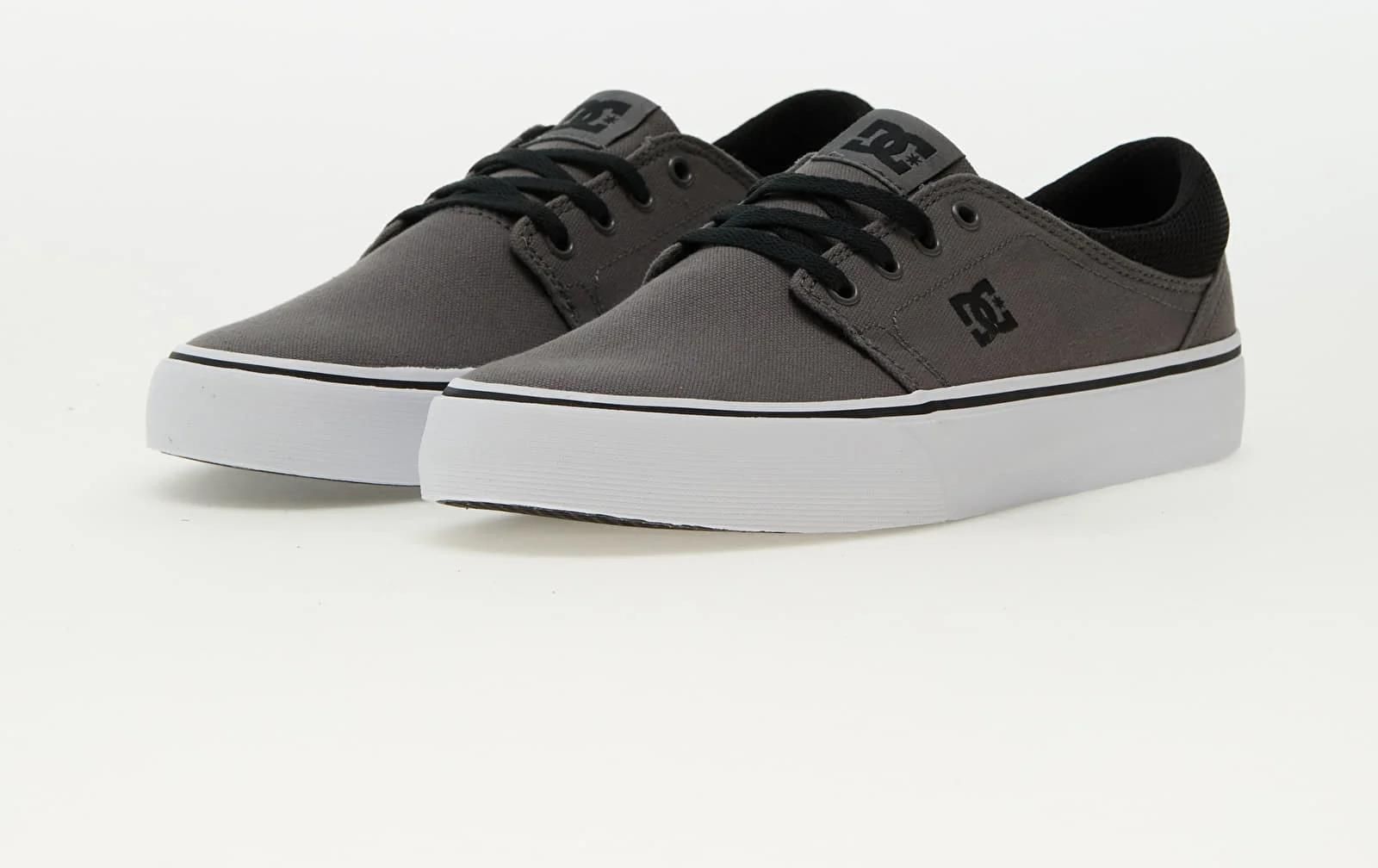 Scarpe Basse DC Trase TX Da Uomo - Design Pulito, Tela E Gomma Vulcanizzata, Colore Grigio/nero/verde Taglia 44 - 4