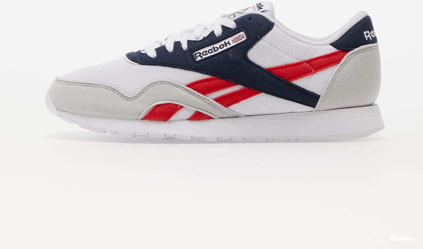 Reebok Classic Nylon White/ Vector Navy/ Prime Red Ceny i opinie