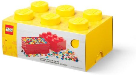 Lego Classic 40000802 Pojemnik Klocek Brick 6 Żółty
