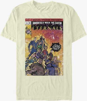 Queens Marvel The Eternals - VINTAGE STYLE COMIC COVER Unisex T-Shirt Natural