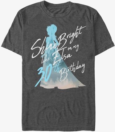 Queens Disney Frozen - Birthday Queen Thirty Unisex T-Shirt Dark Heather Grey