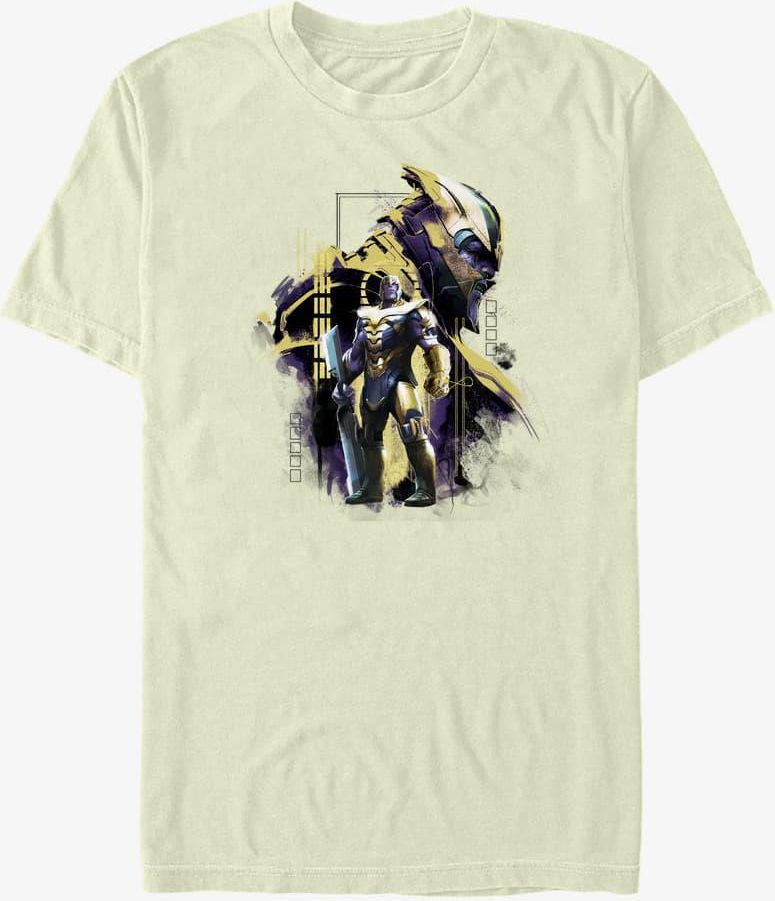 Queens Marvel Avengers Endgame Titan Frame Unisex TShirt Natural