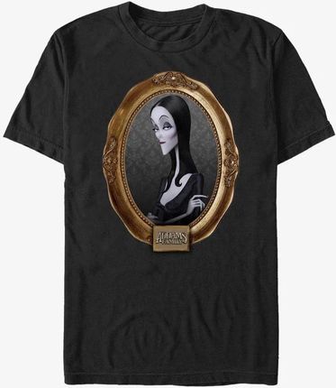 Queens MGM The Addams Family - Morticia Portrait Unisex T-Shirt Black
