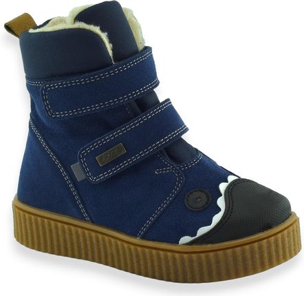 Ocieplane zimowe buty dla dzieci Bartek 14017104 Niebieskie