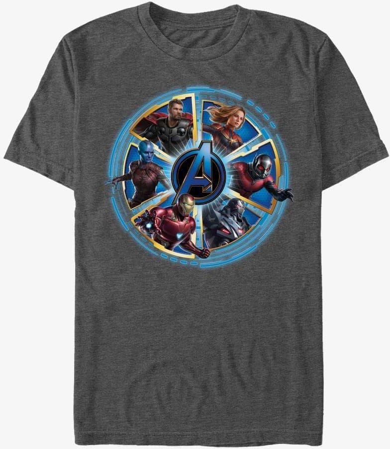 Queens Marvel Avengers Endgame Circle Heroes Unisex TShirt Dark