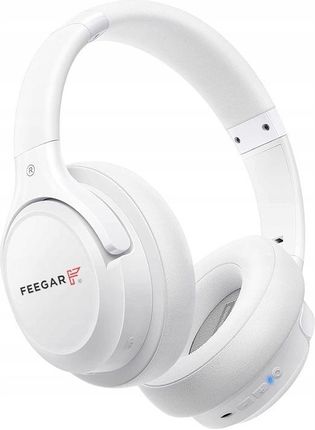 Słuchawki Bezprzewodowe FEEGAR Mello Nauszne 65H Bluetooth 5.3 Mikrofon 6EQ Biały