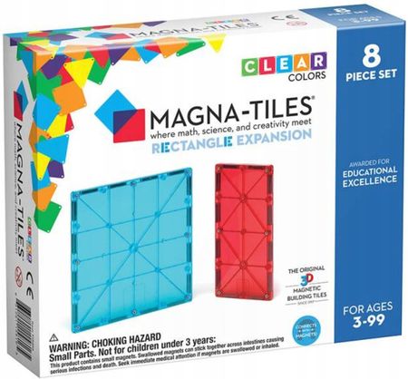 Magna-Tiles Klocki Magnetyczne Rectangles 8El. Magna Tiles