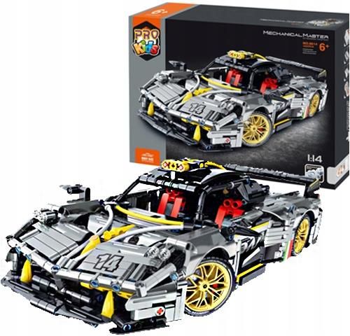 Pro Kids Klocki Techniczne Supercar 1:14 3W1 Auto Sportowe Sterowane ...