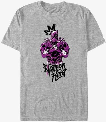 Queens Marvel Avengers Classic - Purple King Unisex T-Shirt Heather Grey