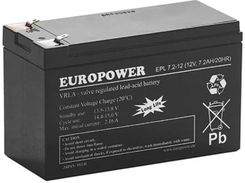 Zdjęcie Europower serii EPL 12V 7,2Ah T1 2798718633325 - Wodzisław Śląski