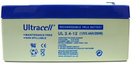 Ultracell AGM UL 12V 3.4Ah 1459