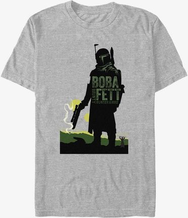 Queens Star Wars Book of Boba Fett - Bouny Hunter for Hire Unisex T-Shirt Heather Grey